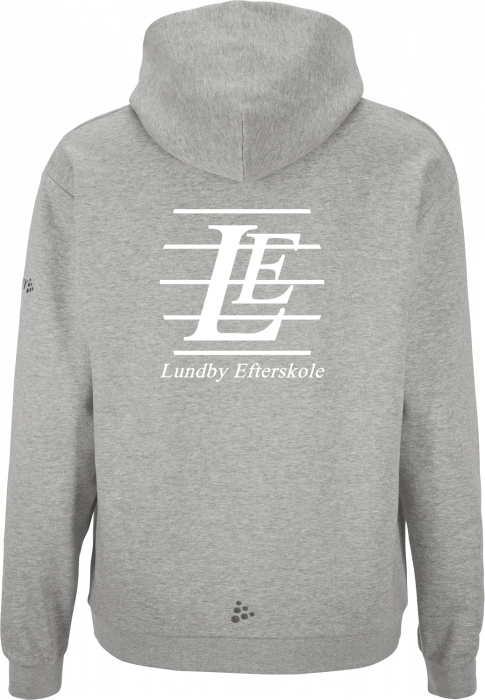 Craft - Lundby Efterskole Hoodie Men - Grå Melange DK