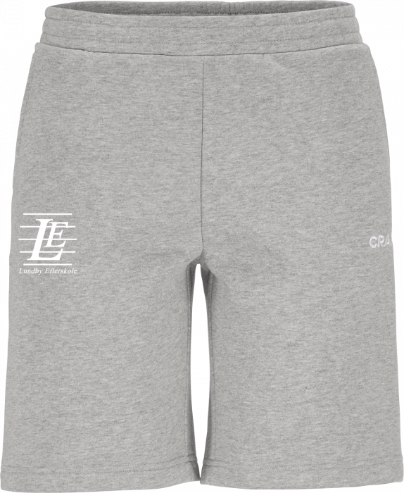 Craft - Lundby Efterskole Cotton Shorts Men - Grå Melange DK