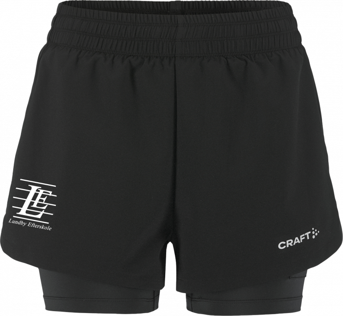 Craft - Lundby Efterskole 2-In-1 Shorts Women - Preto