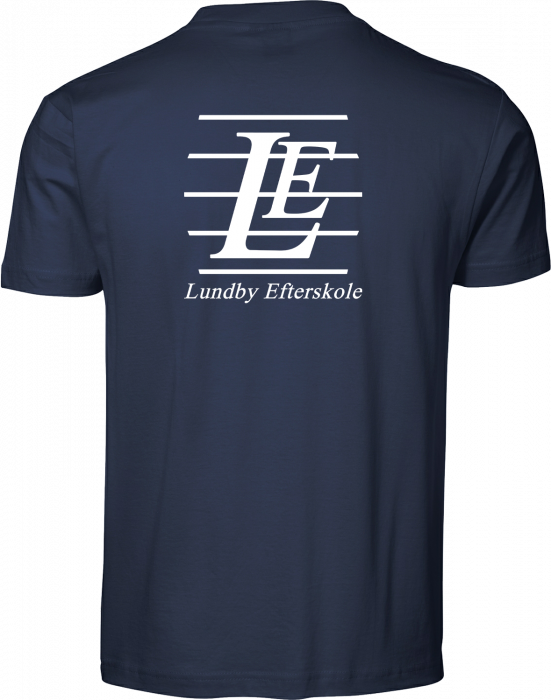 ID - Lundby Efterskole Cotton T-Shirt - Marinho